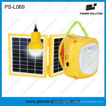 Power Solution qualifizierte 4500mAh / 6V Solar Laterne mit Handy-Ladegerät mit Solar-Glühbirne (PS-L069)